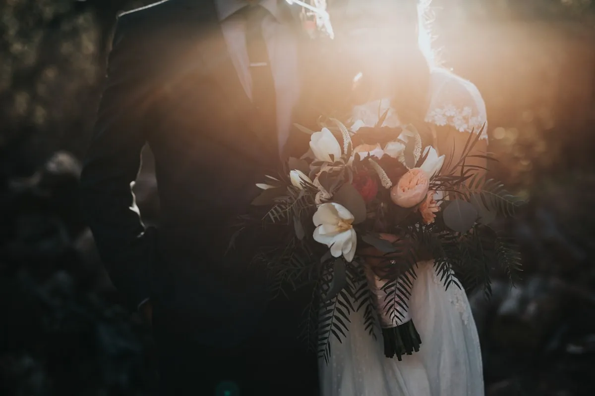 Couple's first dance at a wedding reception
